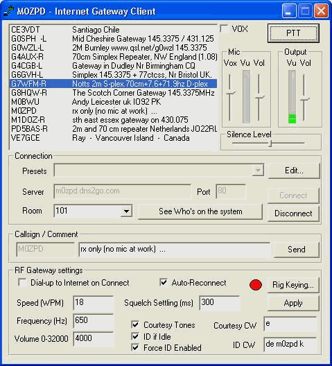eQSO скриншот программы RF_Gateway